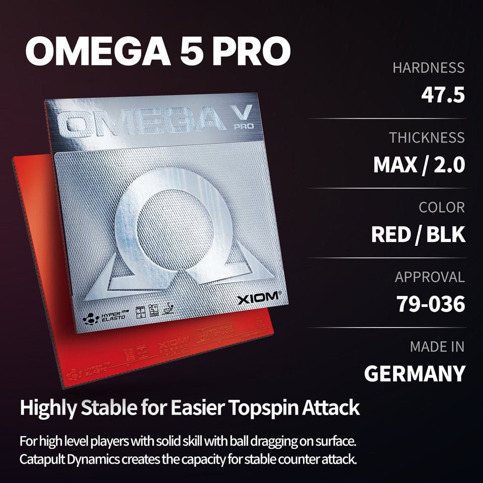 Fata Paleta Tenis de Masa XIOM Omega 5 Pro - Magazin Tenis de Masa