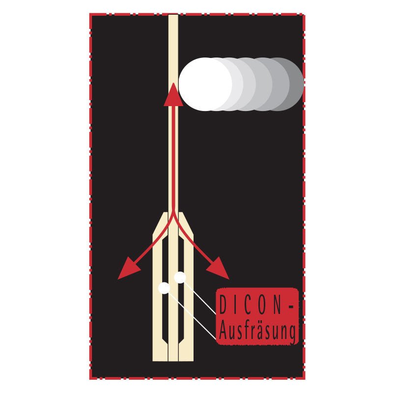 Lemn Paleta Tenis de Masa DONIC Waldner Dicon - Magazin Tenis de Masa