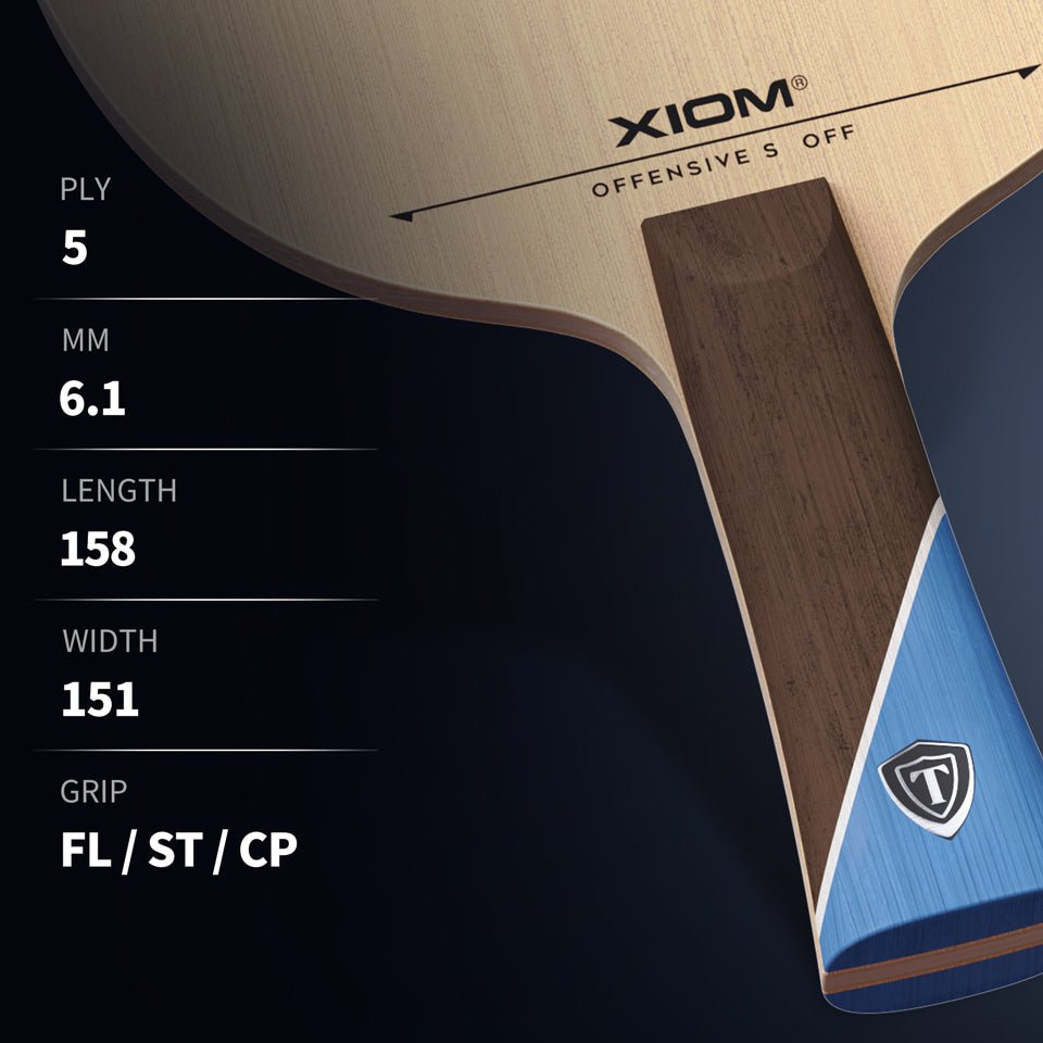 Lemn Paleta Tenis de Masa XIOM Novus Offensive S - Magazin Tenis de Masa