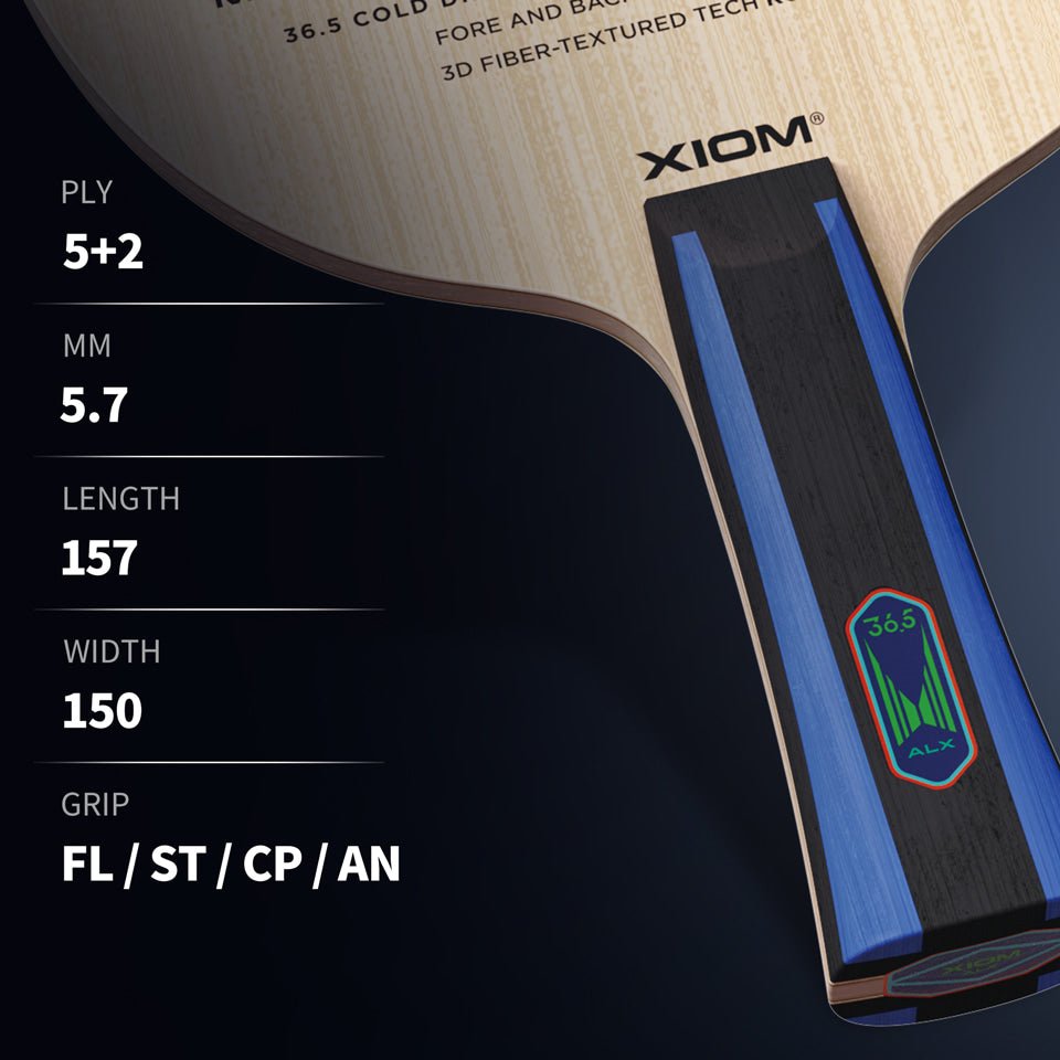 Lemn Paleta Tenis de Masa XIOM 36.5 ALX - Magazin Tenis de Masa