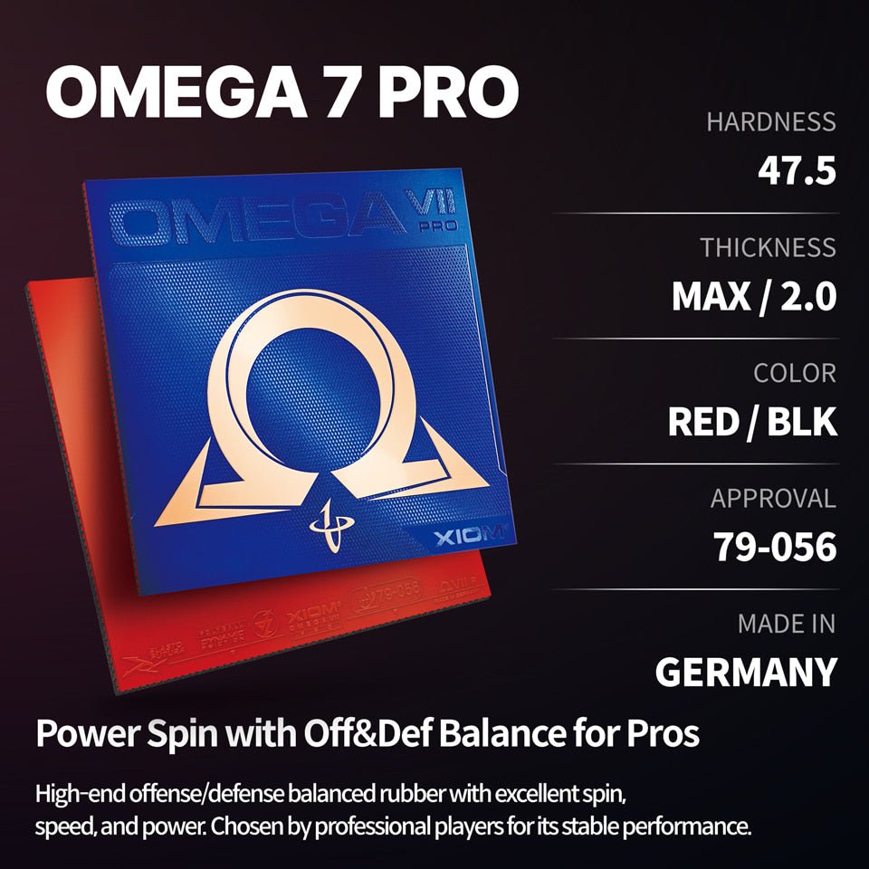 Fata Paleta Tenis de Masa XIOM Omega 7 Pro - Magazin Tenis de Masa