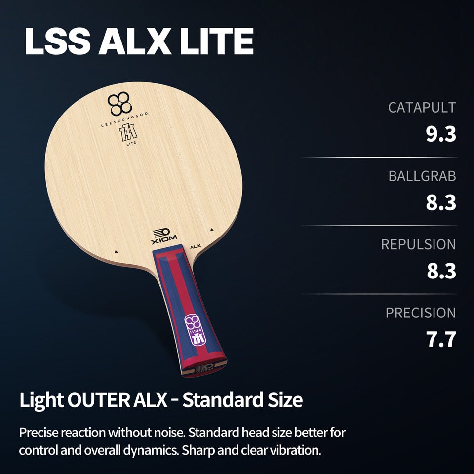 Lemn Paleta Tenis de Masa XIOM LSS ALX Lite - Magazin Tenis de Masa