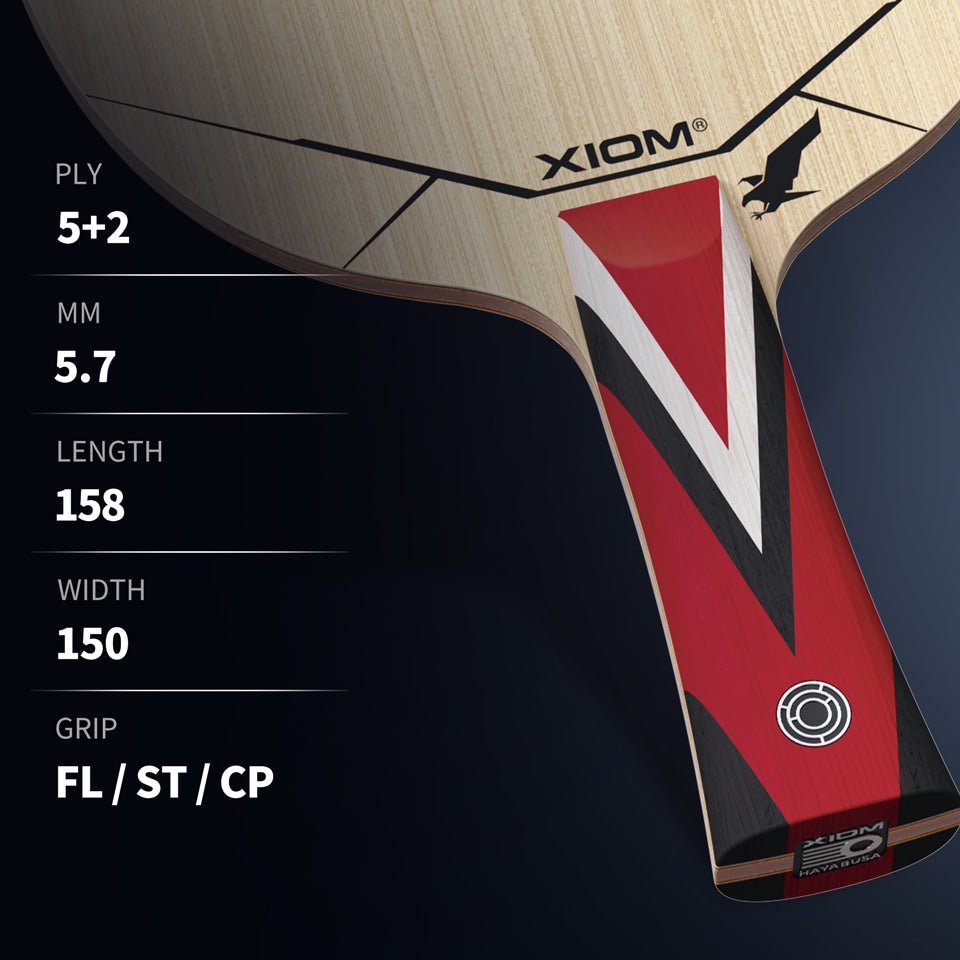 Lemn Paleta Tenis de Masa XIOM Hayabusa ZL PRO - Magazin Tenis de Masa