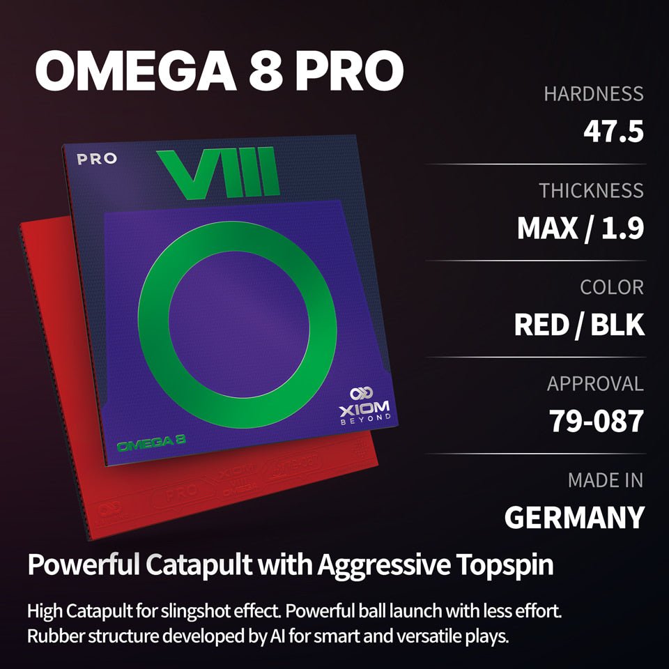 Fata Paleta Tenis de Masa XIOM OMEGA 8 Pro - Magazin Tenis de Masa