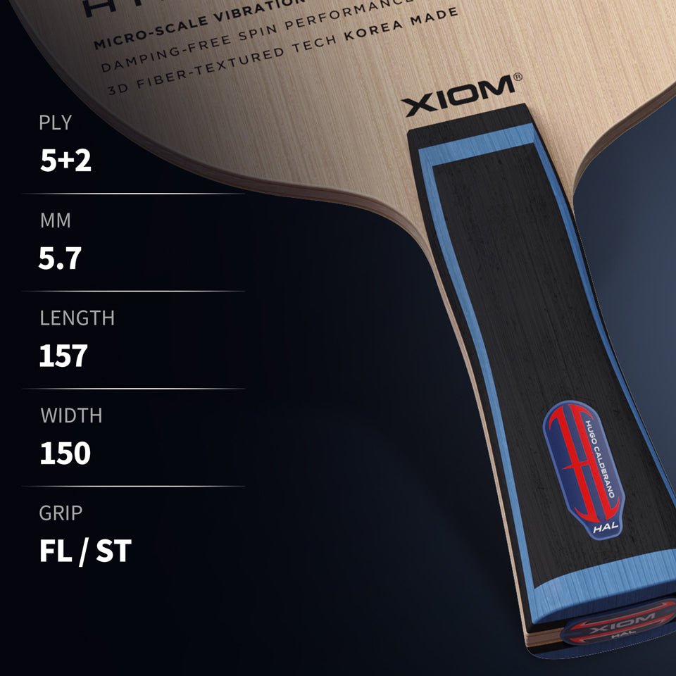 Lemn Paleta Tenis de Masa XIOM Hugo Calderano HAL - Magazin Tenis de Masa