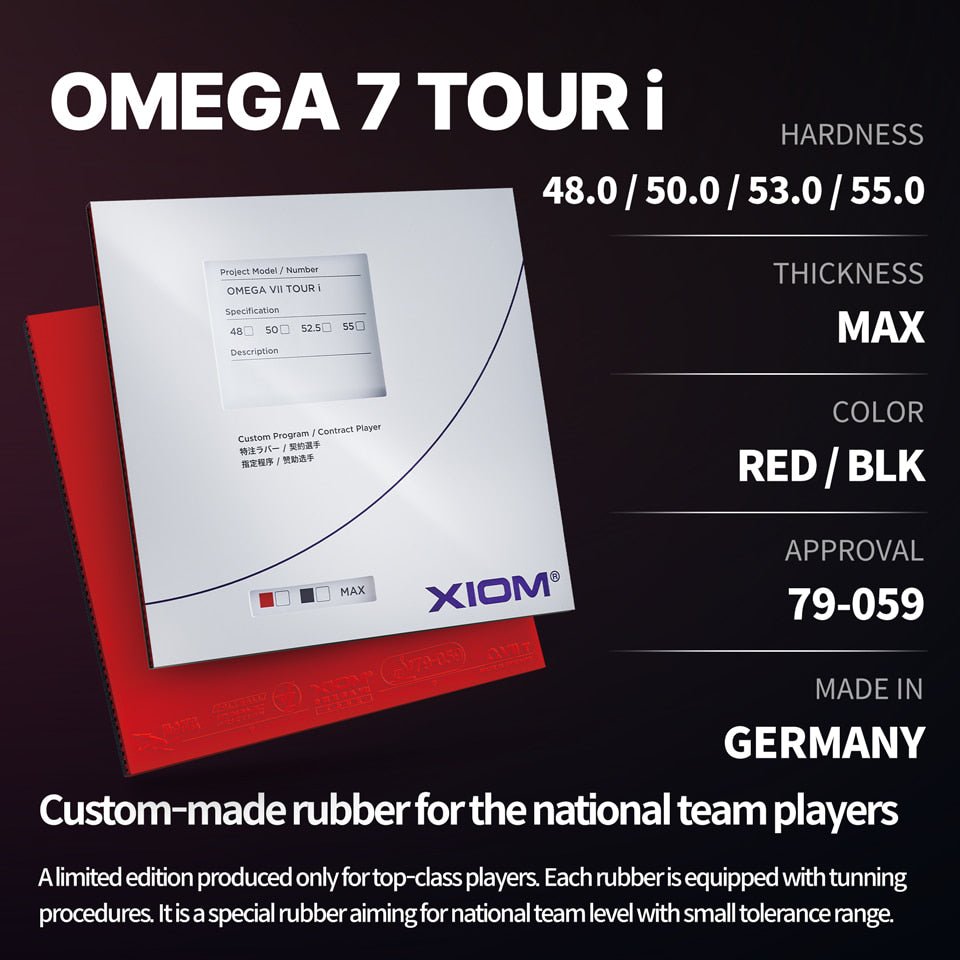 Fata Paleta Tenis de Masa XIOM Omega 7 Tour i - Magazin Tenis de Masa