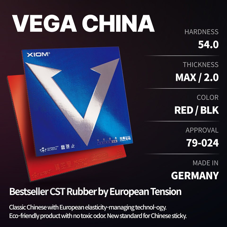 Fata Paleta Tenis de Masa XIOM Vega China - Magazin Tenis de Masa