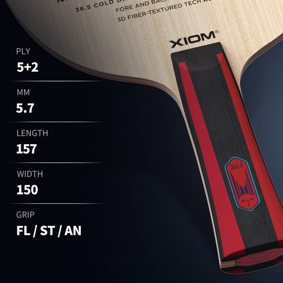 Lemn Paleta Tenis de Masa XIOM 36.5 ALXi - Magazin Tenis de Masa
