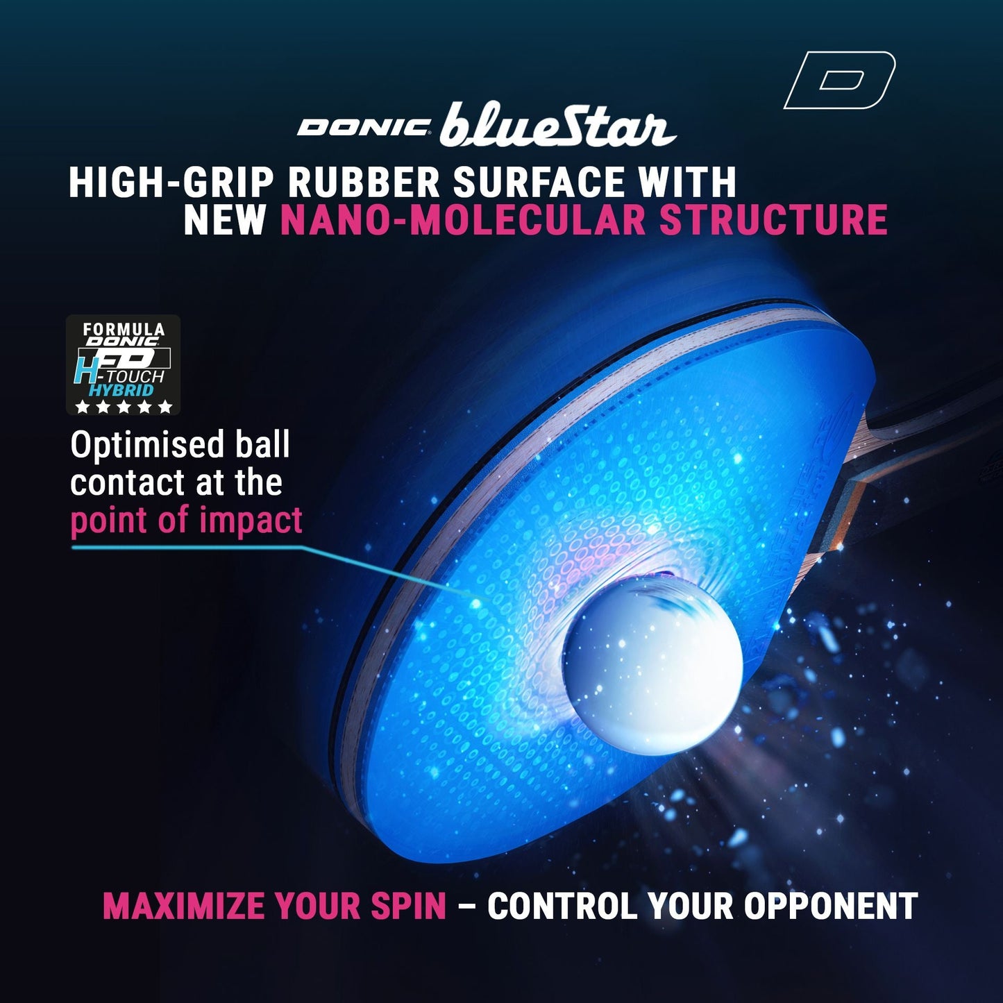 Fata Paleta Tenis de Masa DONIC BlueStar A3 - Magazin Tenis de Masa