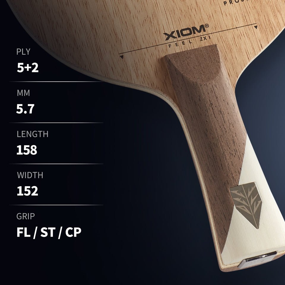 Lemn Paleta Tenis de Masa Xiom Feel ZX 1– TenisMasa.ro