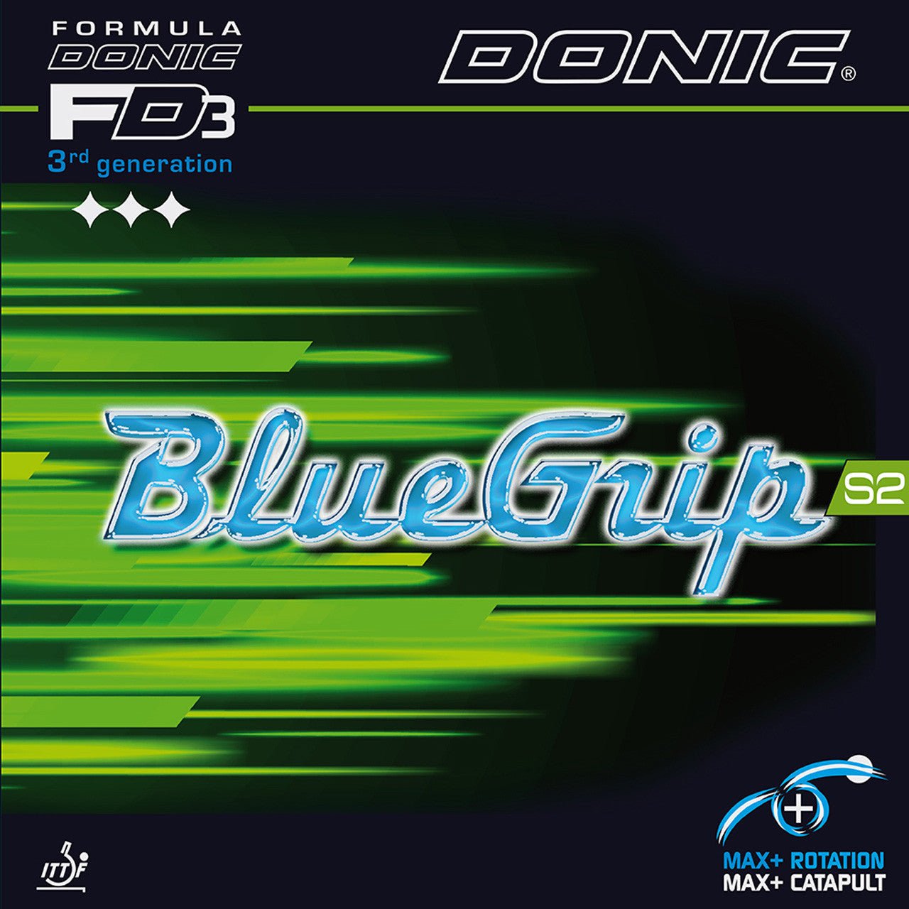 Fata Paleta Tenis de Masa DONIC BlueGrip S2 - Magazin Tenis de Masa