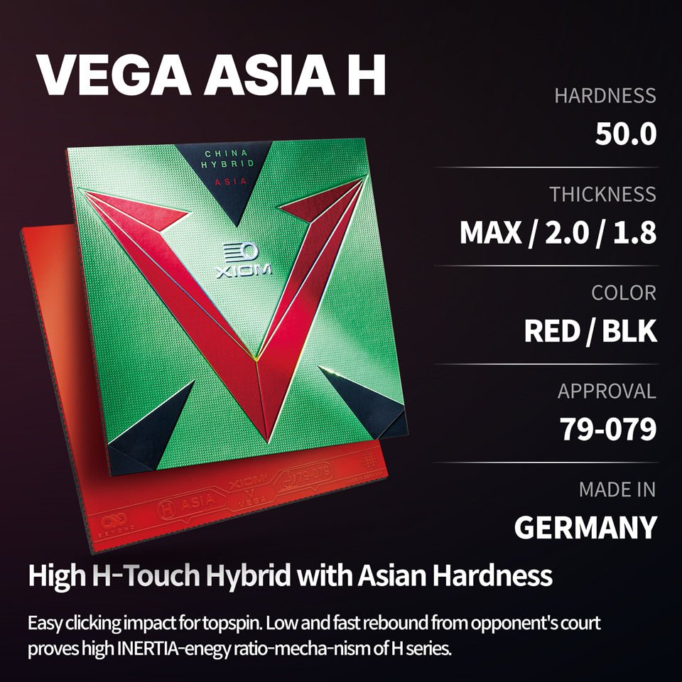 Fata Paleta Tenis de Masa XIOM Vega Asia Hybrid - Magazin Tenis de Masa